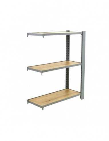 Estantería SIMONRACK Officlick 3/400 wood a.m. Gris/roble nodi