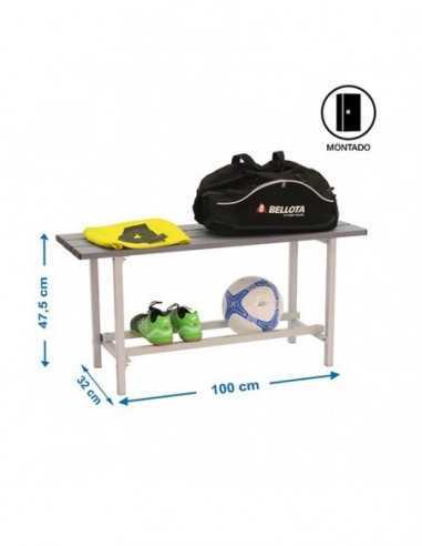 Armario Taquilla SIMON LOCKER Monobloque METAL BENCH 1000 | Taquilla metálica SimonLocker para vestuarios y oficinas