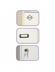 Locker SIMON Profesional Monobloque 3 Puerta 3/9 300 (900) Gris/Verde | Taquilla metálica SimonLocker para vestuarios y oficinas 2