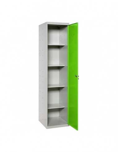 Casilleros SIMON LOCKER Profesional Monobloque CLEANING 180x40x40 1/4 Gris/Verde