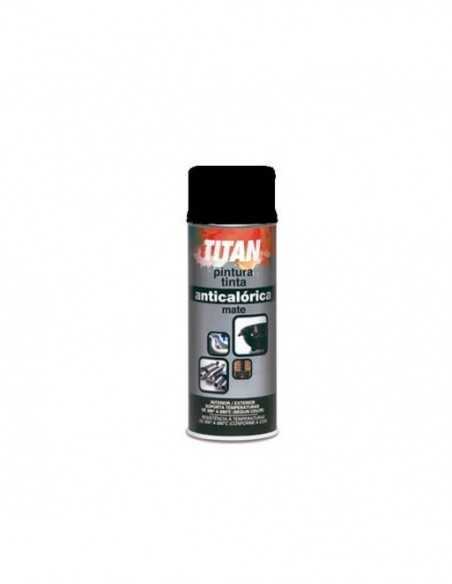 Pintura en Spray TITAN anticalórica Negro 200 ml TINTALUX |