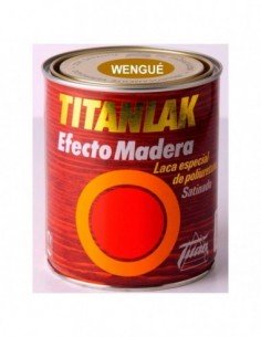 Pintura Laca TITANLAK efecto Madera Wengué 750 ml TINTALUX