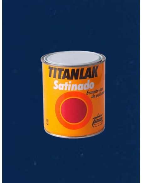 Pintura Laca TITANLAK Satinado Azul Marino 750 ml TINTALUX