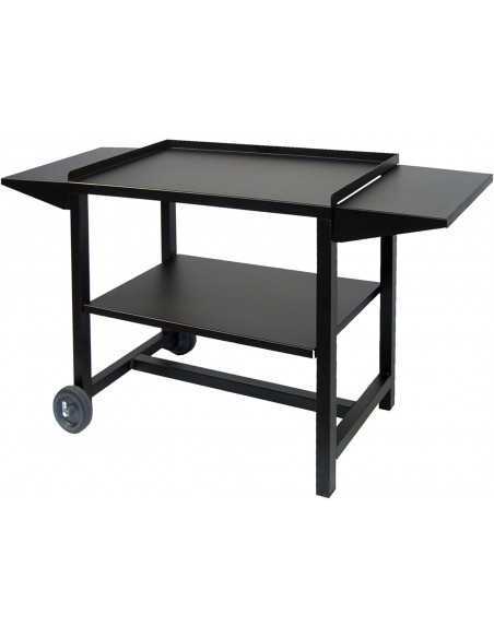 Barbacoa con Elevador y Bandejas Metálicas