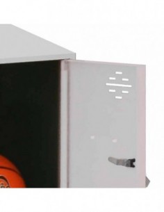 Armario Taquilla SIMON LOCKER Monobloque Mini + BAN. 915x300x500 mm Gris | Taquilla metálica SimonLocker para vestuarios y ofic 2