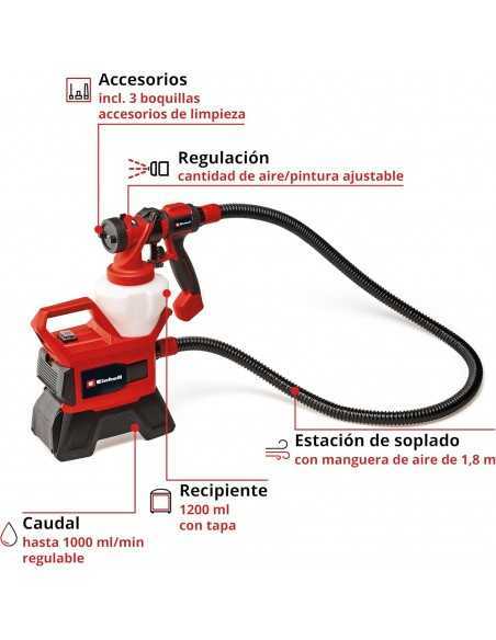 PISTOLA DE PINTAR BATERIA TE-SY 18/90