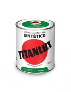 Pintura Esmalte Brillo TITANLUX Verde Hierba 250 ml