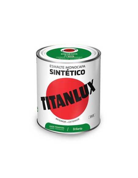Pintura Esmalte Brillo TITANLUX Verde Hierba 250 ml