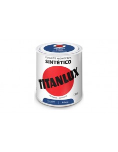 Pintura Esmalte Brillo TITANLUX Azul Marino 250 ml