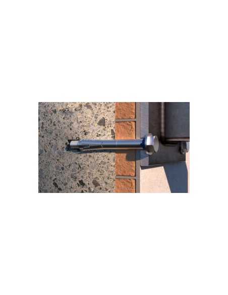 Anclaje Metálico Camisa Antigiro Tornillo Exagonal 6.8 M8 10X60 Box (100)