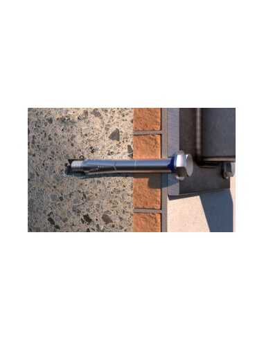 Anclaje Metálico Camisa Antigiro Tornillo Exagonal 6.8 M8 8X80 Box (100)