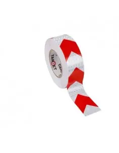 Cinta Reflectante TARGET Roja/Blanca 33 X 50M