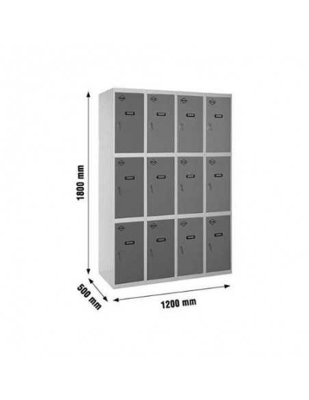 Taquilla Consigna SIMONRACK Simonlocker desm. 3 puertas 4/12 300 (1200) gr/an