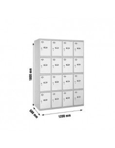 Taquilla Consigna SIMONRACK Simonlocker desm. 4 puertas 4/16 300 (1200) gr/bl