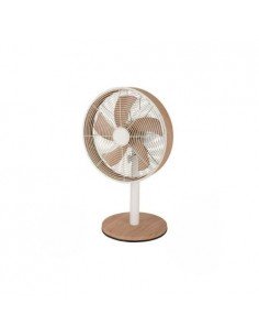 Ventilador Sobremesa ALCAÑIZ Blanco/Haya 3VEL.45W
