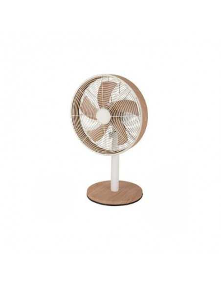 Ventilador Sobremesa ALCAÑIZ Blanco/Haya 3VEL.45W