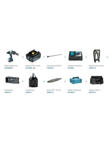 TALADRO COMB. BL 18 5.0AH LXT 140NM MAKITA