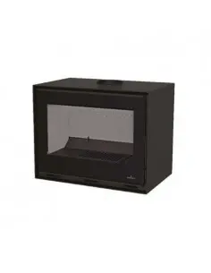 Estufa de leña BRONPI CAIRO-70-BOX FRONTAL CON CRISTAL VISION BRONPI