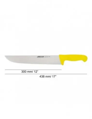 Cuchillo Carnicero Arcos 291900 – Hoja Extra Larga de 400?mm para Grandes Cortes