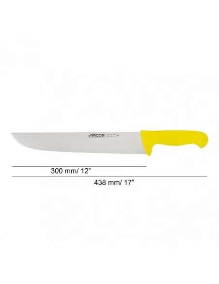 Cuchillo Carnicero Arcos 291900 – Hoja Extra Larga de 400?mm para Grandes Cortes