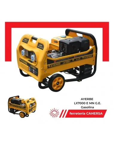 Generador Ayerbe LX7000 E MN G E Gasolina | Potencia y Fiabilidad