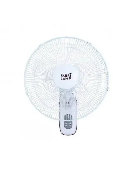 Ventilador de Pared CUTA Blanco 3 Vel. 50W con Mando