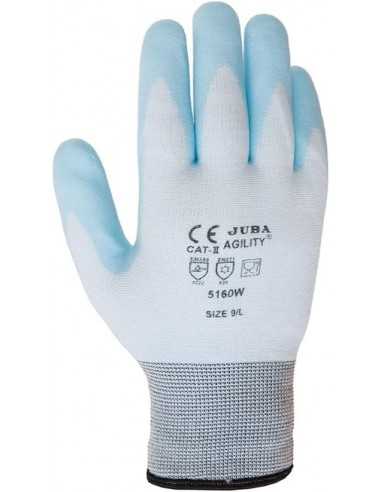Guantes de nitrilo 5160W AGILITY: ¡Compra online! | La mejor protección para trabajos de precisión | JUBA