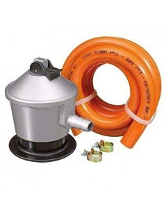 regulador de butano + 1mt manguera normativa + 2 abrazaderas gadga83200-100109-12 KIT GADGA83200-100109-12