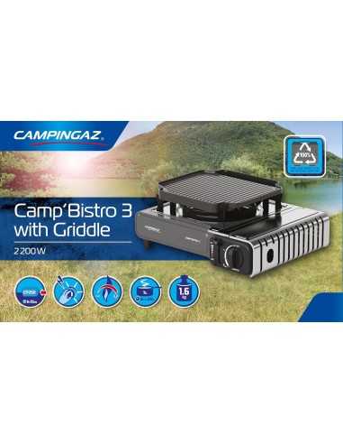 Campingaz Camp Bistro 3 Combo Hornillo y Plancha
