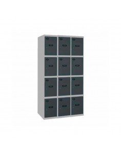 Armario Taquilla SIMON LOCKER PROF.Monobloque 4 PUERTA 3/12 400(1200)GR/AN | Taquilla metálica SimonLocker para vestuarios y ofi