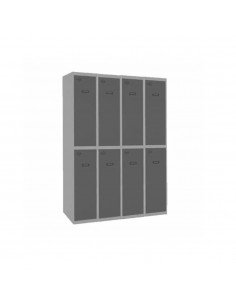 Armario Taquilla SIMON LOCKER PROF.Monobloque Tandem 4/8 300 (1200) GR/AN