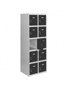 Armario Taquilla SIMON LOCKER PROF.Monobloque 5 PUERTA 2/10 300 (600)GR/AN | Taquilla metálica SimonLocker para vestuarios y ofi