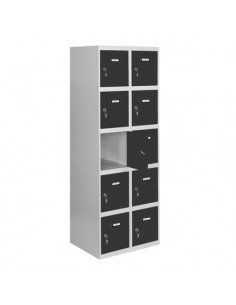 Armario Taquilla SIMON LOCKER PROF.Monobloque 5 PUERTA 2/10 300 (600)GR/AN | Taquilla metálica SimonLocker para vestuarios y ofi