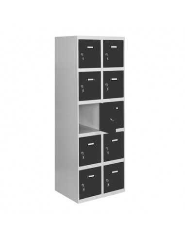 Armario Taquilla SIMON LOCKER PROF.Monobloque 5 PUERTA 2/10 300 (600)GR/AN | Taquilla metálica SimonLocker para vestuarios y ofi