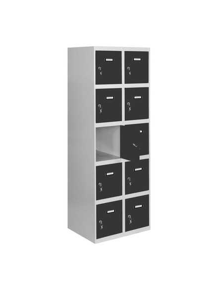 Armario Taquilla SIMON LOCKER PROF.Monobloque 5 PUERTA 2/10 300 (600)GR/AN | Taquilla metálica SimonLocker para vestuarios y ofi