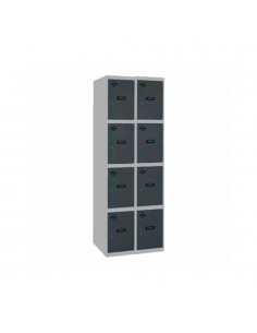 Armario Taquilla SIMON LOCKER PROF.Monobloque 4 PUERTA 2/8 300 (600) GR/AN