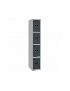 Armario Taquilla SIMON LOCKER PROF.Monobloque 4 PUERTA 1/4 300 GR/AN | Taquilla metálica SimonLocker para vestuarios y oficinas