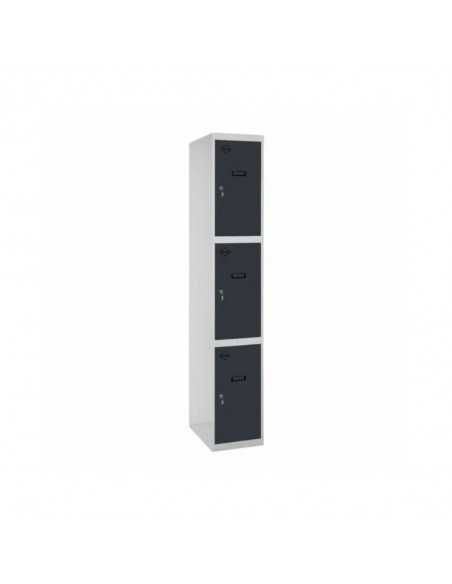 Armario Taquilla SIMON LOCKER PROF.Monobloque 3 PUERTA 1/3 400 GR/AN