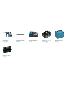 MARTILLO DHR242RTJ LIGERO 24MM BL 18V MAKITA 2