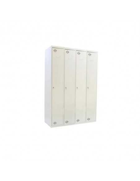 Armario Taquilla Simonlocker DIY Single 4/4 400 (1600) Gris