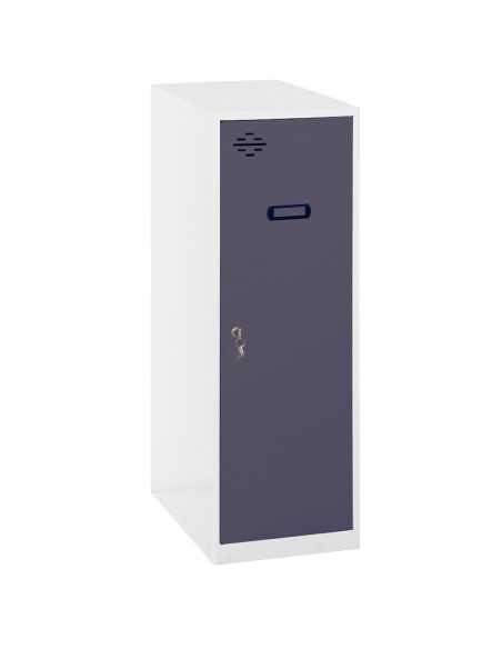 Armario Taquilla SIMON LOCKER Monobloque Single Mini 915x300x500 mm BL/AN | Taquilla metálica SimonLocker para vestuarios y ofi