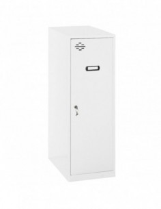 Armario Taquilla SIMON LOCKER Monobloque Single Mini 915x300x500 mm BL/BL | Taquilla metálica SimonLocker para vestuarios y ofi