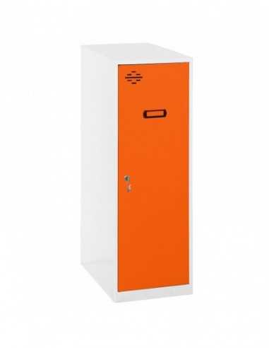 Armario Taquilla SIMON LOCKER Monobloque Single Mini 915x300x500 mm BL/NA | Taquilla metálica SimonLocker para vestuarios y ofi