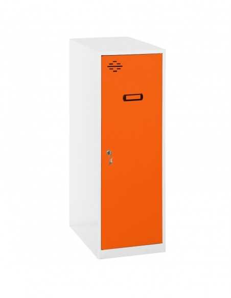Armario Taquilla SIMON LOCKER Monobloque Single Mini 915x300x500 mm BL/NA | Taquilla metálica SimonLocker para vestuarios y ofi