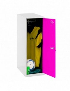 Armario Taquilla SIMON LOCKER Monobloque  Single Mini 915x300x500 mm BL/RO | Taquilla metálica SimonLocker para vestuarios y ofi