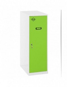 Armario Taquilla SIMON LOCKER Monobloque  Single Mini 915x300x500 mm BL/VE | Taquilla metálica SimonLocker para vestuarios y ofi