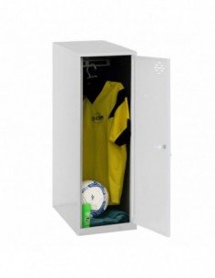 Armario Taquilla SIMON LOCKER Monobloque  Single Mini 915x400x500 mm GR/BC | Taquilla metálica SimonLocker para vestuarios y ofi