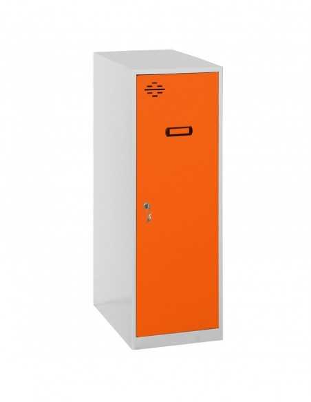 Armario Taquilla SIMON LOCKER Monobloque Single Mini 915x400x500 mm GR/NA | Taquilla metálica SimonLocker para vestuarios y ofi