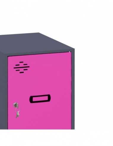 Armario Taquilla SIMON LOCKER Monobloque Single Mini 915x400x500 mm AN/RO | Taquilla metálica SimonLocker para vestuarios y ofi