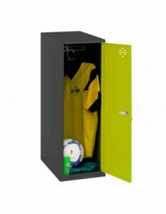 Armario Taquilla SIMON LOCKER Monobloque  Single Mini 915x400x500 mm AN/VE | Taquilla metálica SimonLocker para vestuarios y ofi